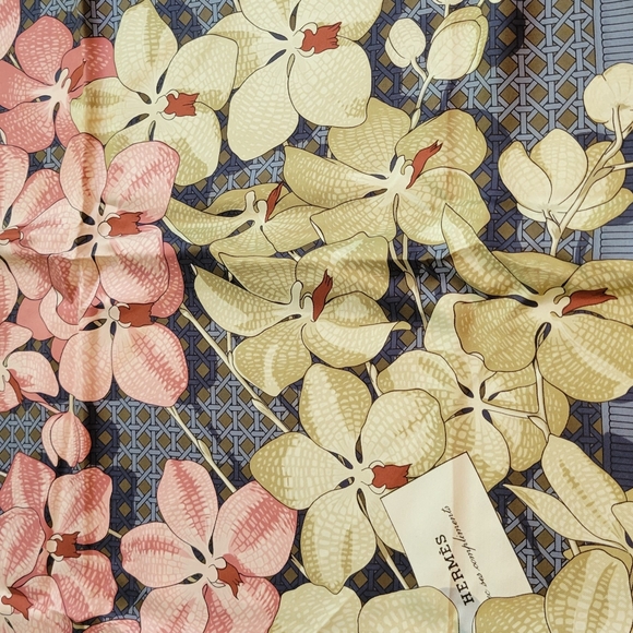 HERMES SILK SCARF Souvenirs d'Asie - Picture 3 of 6